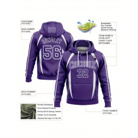 Customizable Men'S Plus Size Hoodie - Personalized 