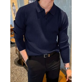 New Cross-Border Men's Pullover Knit Sweater