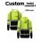 Custom Men's Hooded with Personalized Name/Text/Logo Print - Heavy-Duty Breathable Fabric Suitable for Gym, Team Uniforms, Promotional Wear - Adjustable Hood, Self-Defined Branding, Durable Casual Workwear for Large Sizes, PLUS SIZE